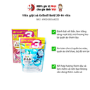 Viên giặt xả Gel Ball Bold 3D 46 viên (2 màu)