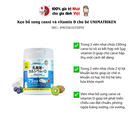 Kẹo bổ sung canxi và vitamin D cho bé Unimat Riken hộp 150 viên
