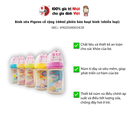 Bình sữa Pigeon cổ rộng 160ml phiên bản hoạt hình (nhiều loại) - bình nhựa
