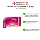 Nước uống The Collagen EXR Shiseido hộp 10 chai x 50ml (mẫu mới)