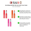 Son dưỡng môi DHC Color Lip Cream 1.5g (3 màu)