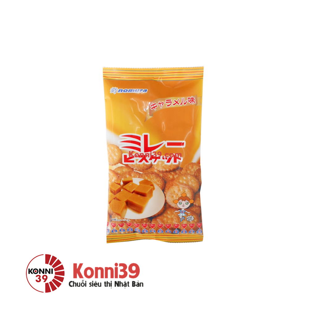 Bánh quy Nomura vị Caramen gói 110g (date 11/2021)