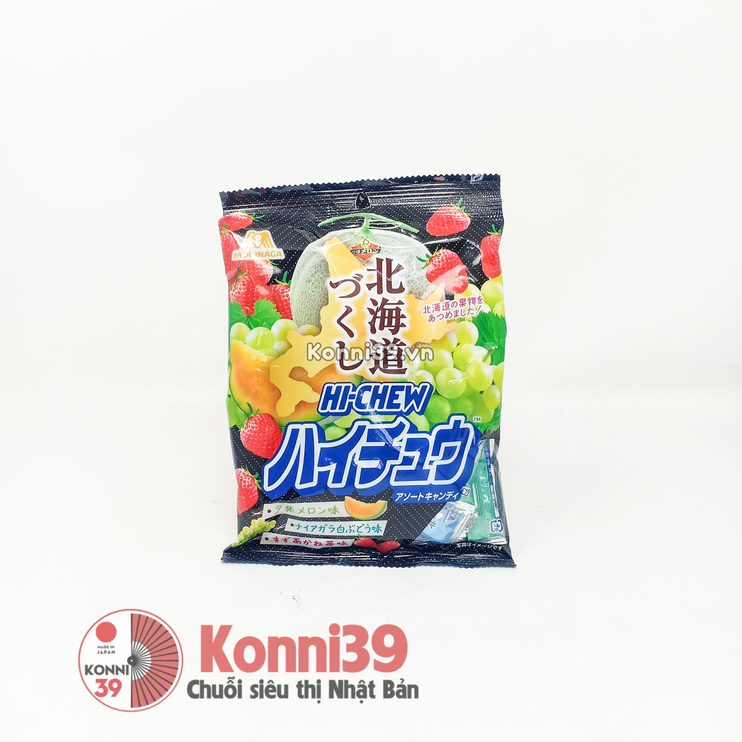 Kẹo dẻo Morinaga Hi-chew Hokkaido hoa quả mix 77g