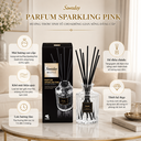 Cắm thơm phòng Sawaday hương nước hoa Parfum Sparkling Pink 70ml (Đen)