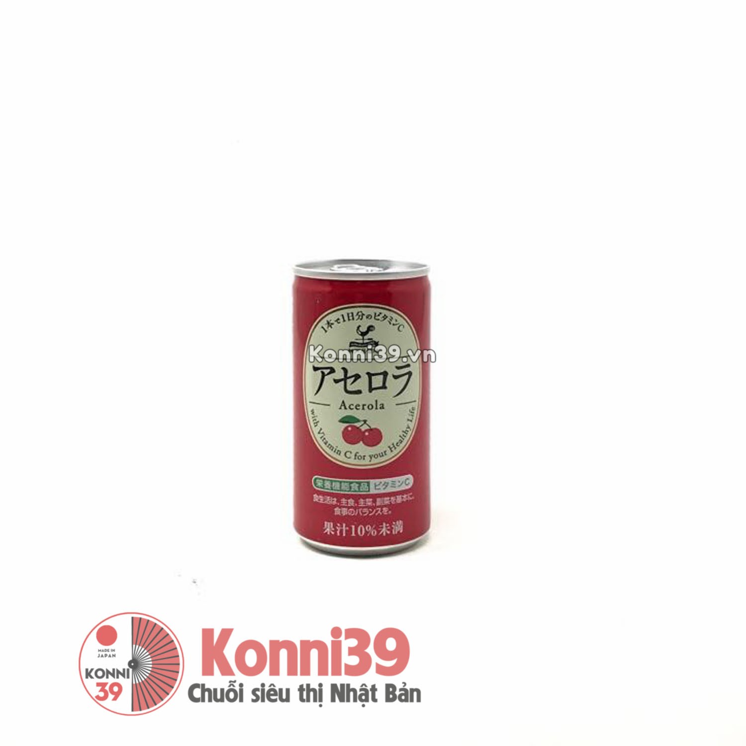 Nước Sơ Ri Tominaga Kobe Settlement Acerola lon 185g