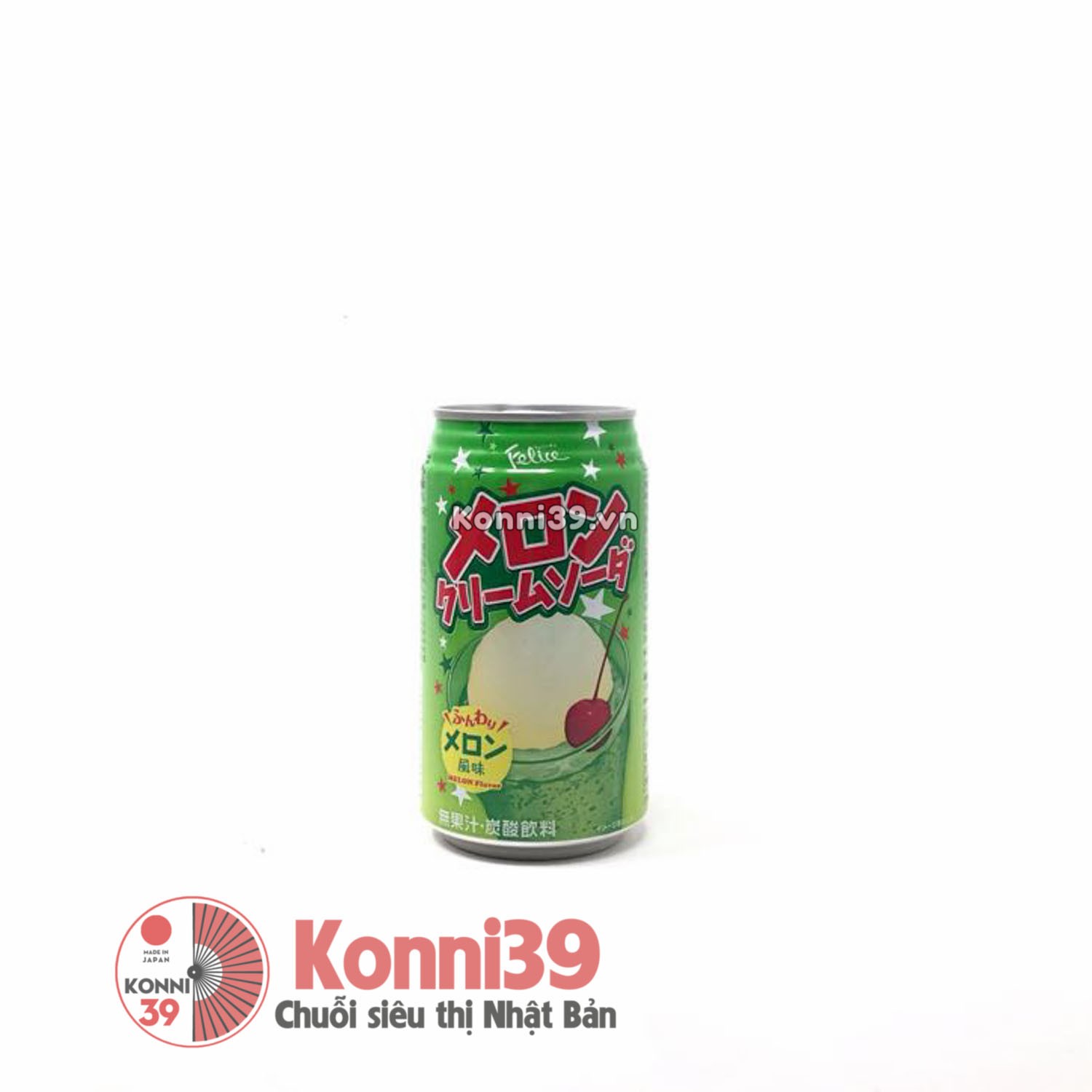 Soda Tominaga Trading Felice vị dưa lưới lon 350ml