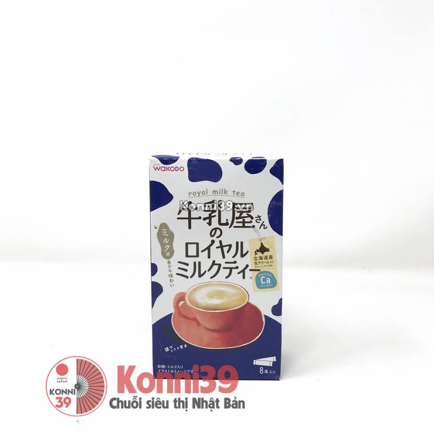 Trà sữa Wakodo Hokkaido Royal Milktea 8 thanh