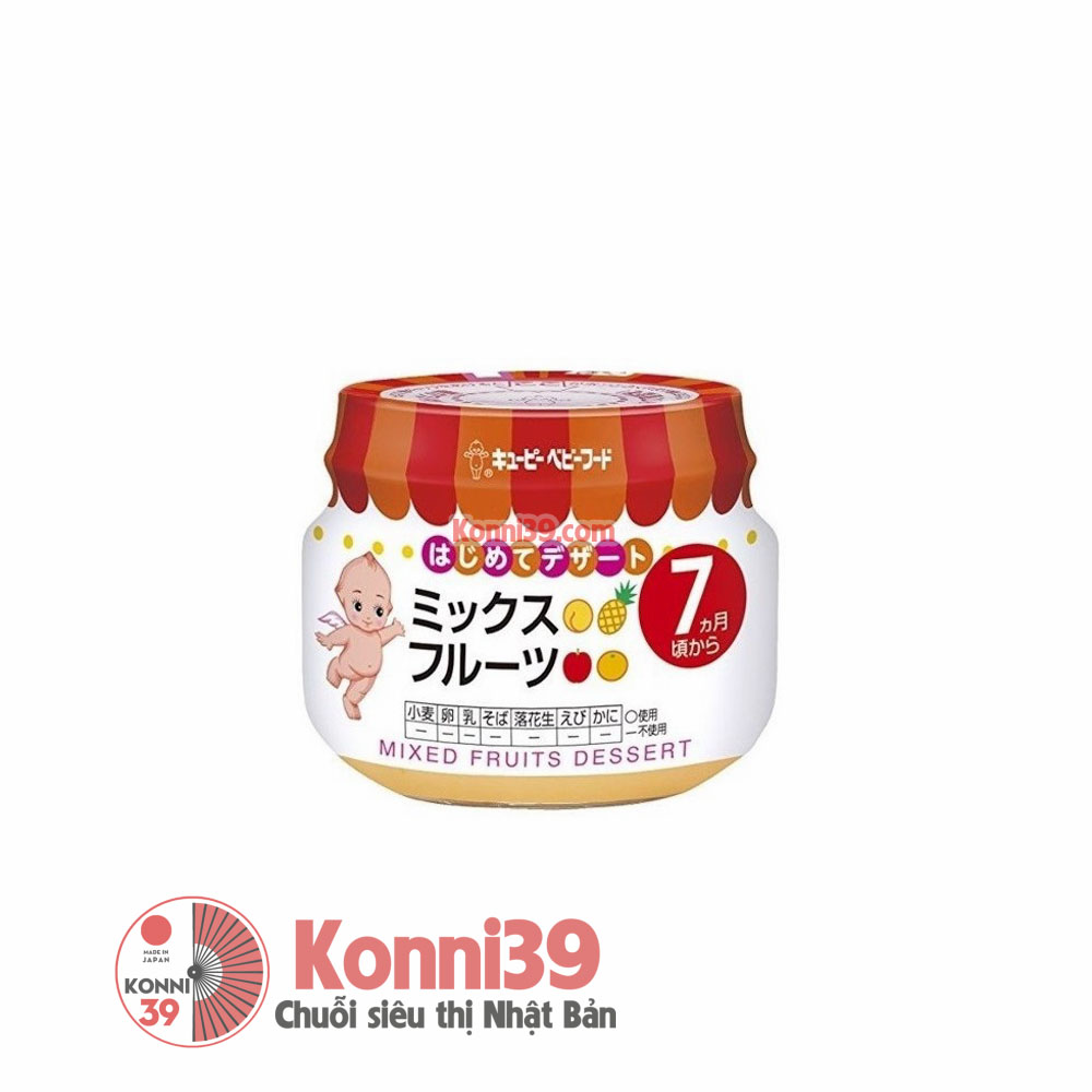 Trái cây hỗn hợp Kewpie cho bé từ 7 tháng tuổi hũ 70g