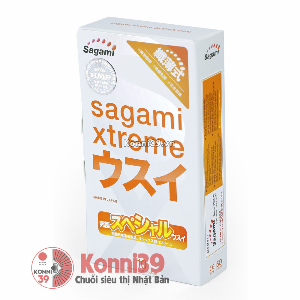 Bao cao su Sagami Super Thin hộp 10 chiếc