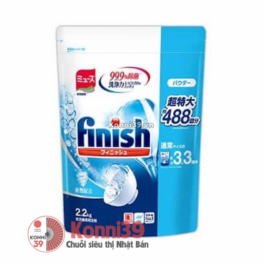 Bột rửa bát Finish Nhật Bản 2.2kg