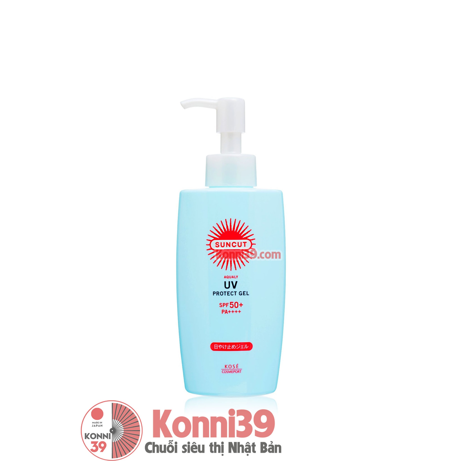 Kem chống nắng Kose Suncut Protect Gel UV SPF50+PA++++ 160g