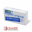 Bao cao su Sagami Original 0.02mm - hộp 6 chiếc