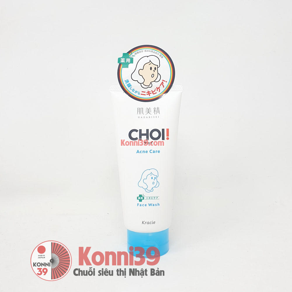 Sữa rửa mặt Kracie Hadabisei CHOI! trị mụn 110g