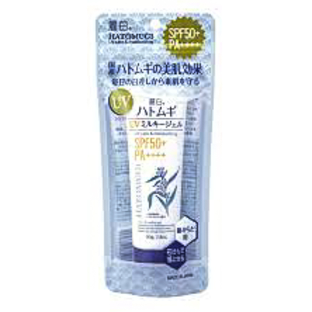 Kem chống nắng Kumano Yushi Reishiro Hatomugi UV Milky Gel SPF50 + PA ++++ 80g