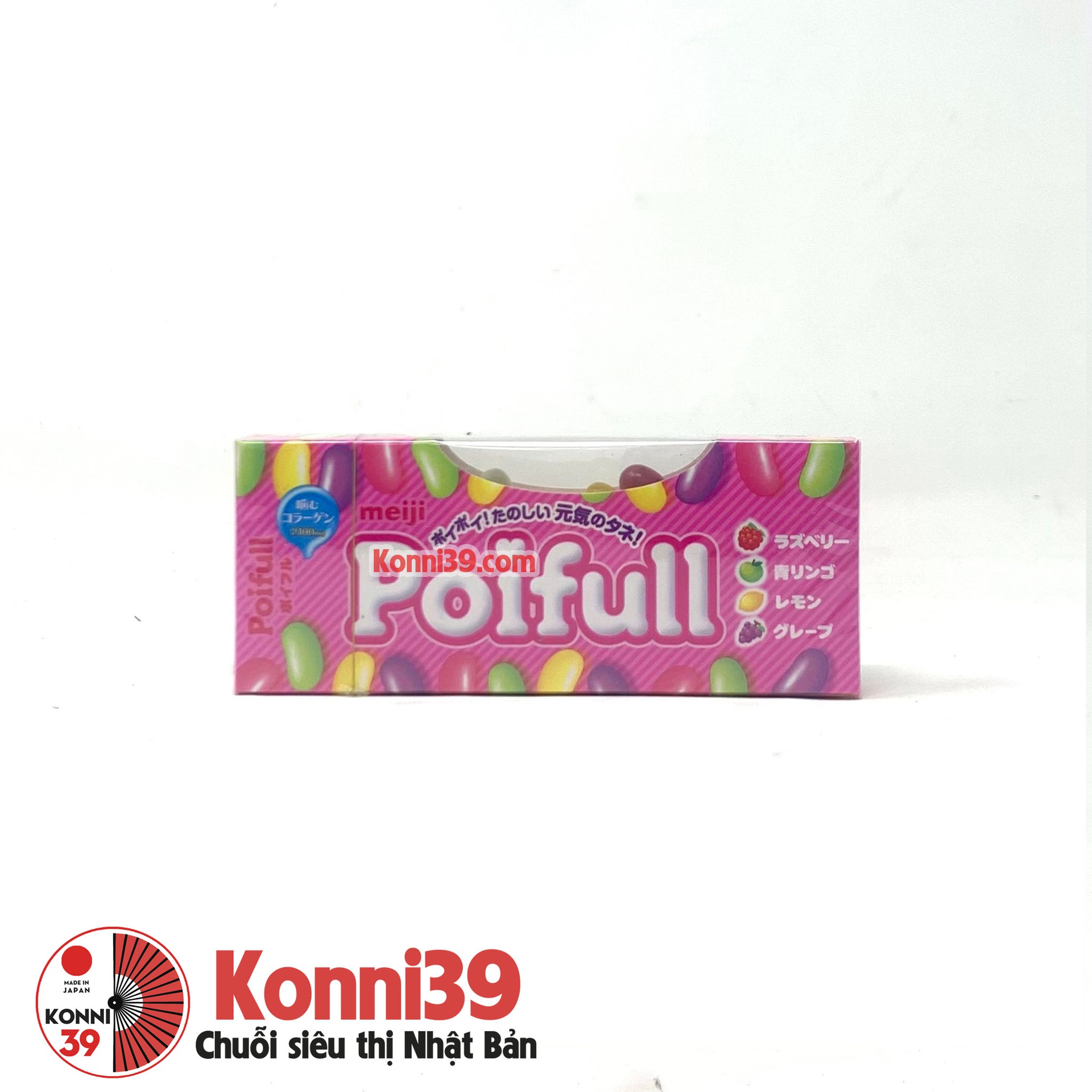 Kẹo dẻo Meiji Poifull mix vị 53g