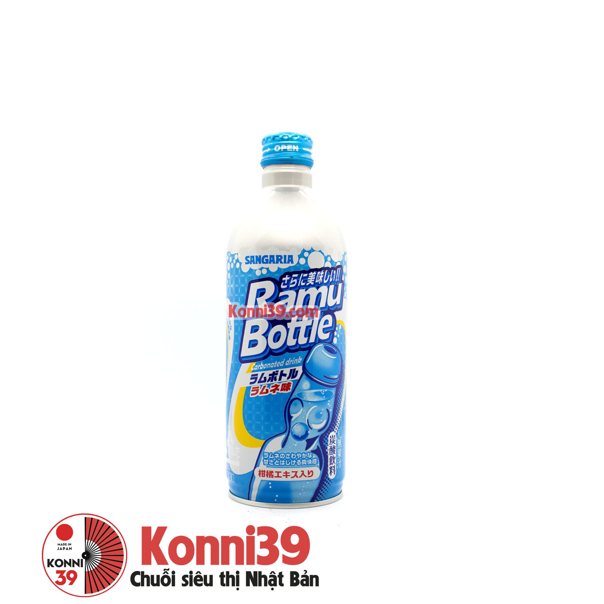 Nước uống soda Sangaria vị tự nhiên chai 500ml