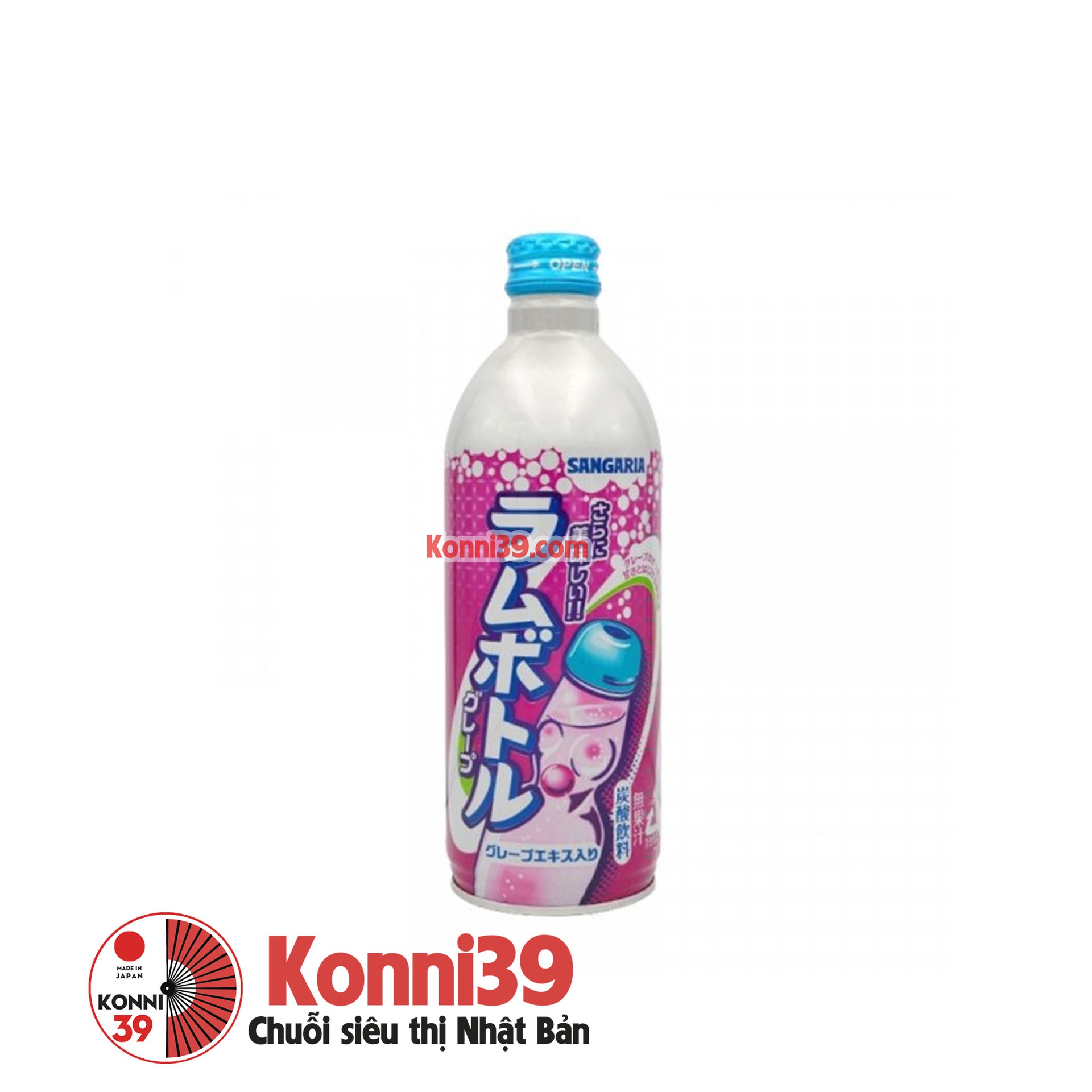 Nước uống soda Sangaria có ga chai 500ml - vị nho