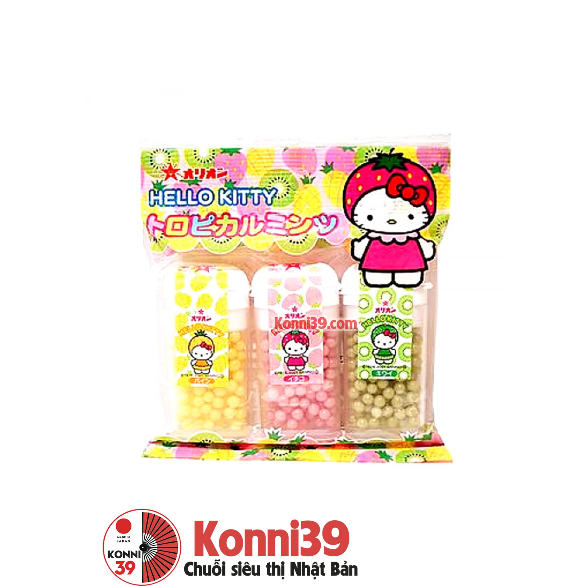 Kẹo Orion Hello Kitty Tropical Mints Candy set hộp vị trái cây nhiệt đới  21g Chuỗi siêu thị Nhật Bản nội địa Made in Japan Konni39 tại Việt Nam