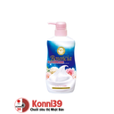 Sữa tắm Bouncia dưỡng ẩm, trắng da chiết xuất sữa bò chai 500ml (2 mùi) (Hương hoa hồng)