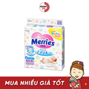 Bỉm Merries cộng miếng size NB90+6 cho bé sơ sinh