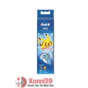 Set 4 đầu thay bàn chải điện Braun Oral-B cho bé hình Pikachu