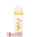 Bình sữa Pigeon cổ rộng 240ml phiên bản hoạt hình (nhiều loại) - bình nhựa