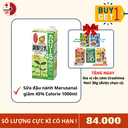 Sữa đậu nành Marusan giảm 45% Calorie hộp giấy 1000ml