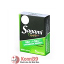 Bao cao su Sagami Type E hộp 5 chiếc - có gân, chấm nổi, có màu