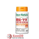 Viên uống Dear-Natura bổ sung kẽm, Maca, Vitamin B1 và B6 hộp 60 viên 30 ngày