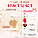 Phấn phủ nén Cezanne UV Silk Cover Powder 10g (2 màu)