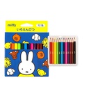 Bút chì màu Kutsuwa thỏ Miffy 12 màu