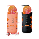 Dầu gội xả Ichikami Kracie chai 480ml mẫu mới 2023 (túi nylon set 2)