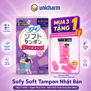Băng vệ sinh Tampon Unicharm hộp 7 chiếc - Super Plus (Tím - Rất nhiều hoặc dùng ban đêm)