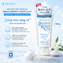 Sữa rửa mặt sáng da Senka Perfect White Clay 120g (trắng mới)