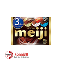 Sô cô la tổng hợp 3 loại Meiji Best 3 Chocolate 135g 