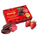 Bánh quy SCL kẹp kem vị dâu Meiji Rich Strawberry Chocolate Sandwich 6pcs 96g