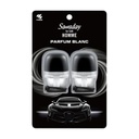 Nước hoa ô tô cao cấp Sawaday for Car Homme - Hương Parfum Blanc (Hộp 2 chai kẹp cửa gió)