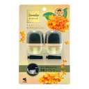 Nước hoa ô tô cao cấp Sawaday for Car - Hương Parfum Kinmokusei (Hộp 2 chai kẹp cửa gió)