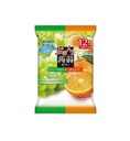 Thạch Orihiro mix 2 vị hoa quả 12 chiếc x 18g (Vị nho xanh và cam 240g) mới
