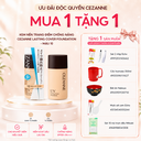Kem nền trang điểm chống nắng Cezanne Lasting Cover Foundation - Màu 10