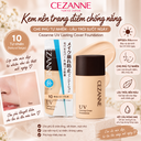 Kem nền trang điểm chống nắng Cezanne Lasting Cover Foundation - Màu 10
