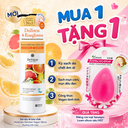 Gel tẩy tế bào chết Meishoku Detclear Vegan 180ml (hương trái cây)