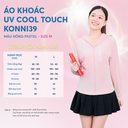 Áo khoác UV Cool Touch Konni39 - Pink M