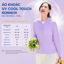 Áo khoác UV Cool Touch Konni39 - Purple L