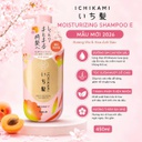 Dầu gội Ichikami Moisturizing shampoo E 450ml (Mẫu mới 2026)