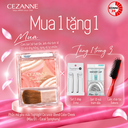 Phấn má pha màu highlight Cezanne Blend Color Cheek (Màu 01 - Coral Symphony)