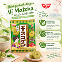 Bánh quy hình đồng xu vị matcha  Nissin 75g