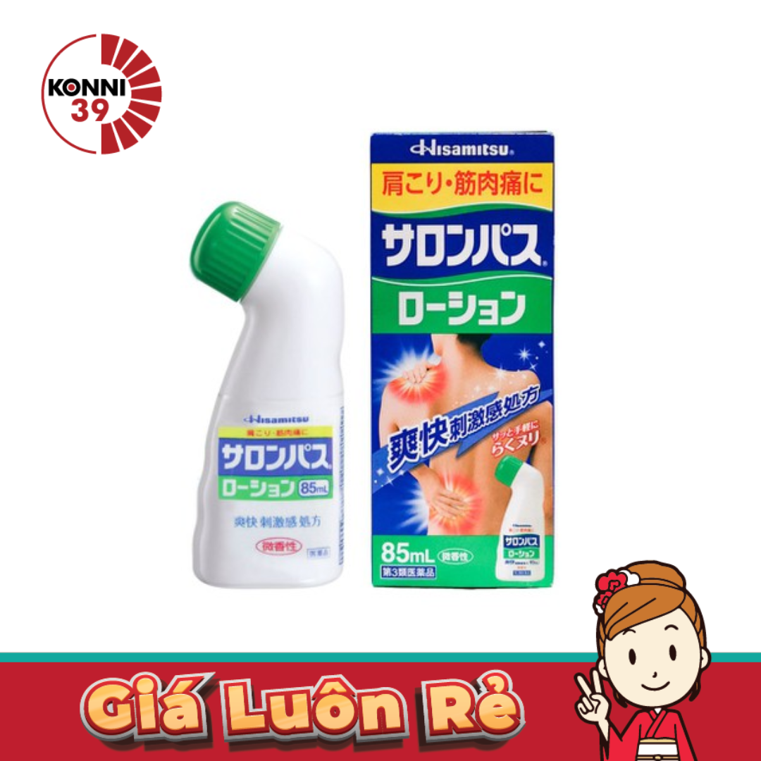 Lăn giảm đau Salonpas Hisamitsu 85ml