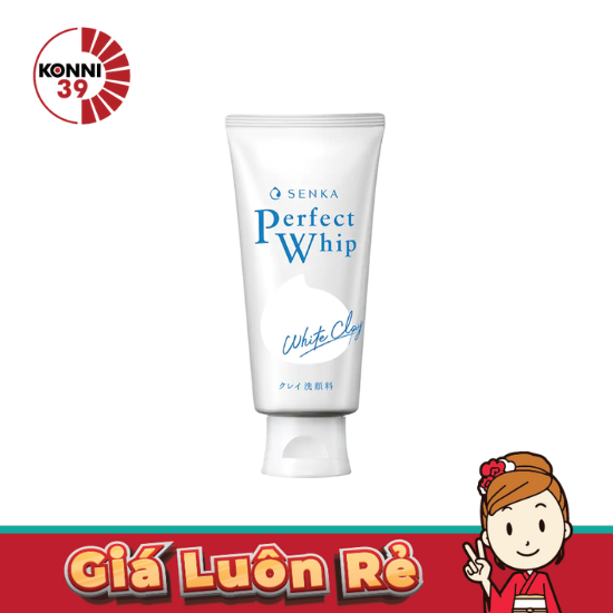 Sữa rửa mặt Shiseido Senka Perfect White Clay tuýp 120g