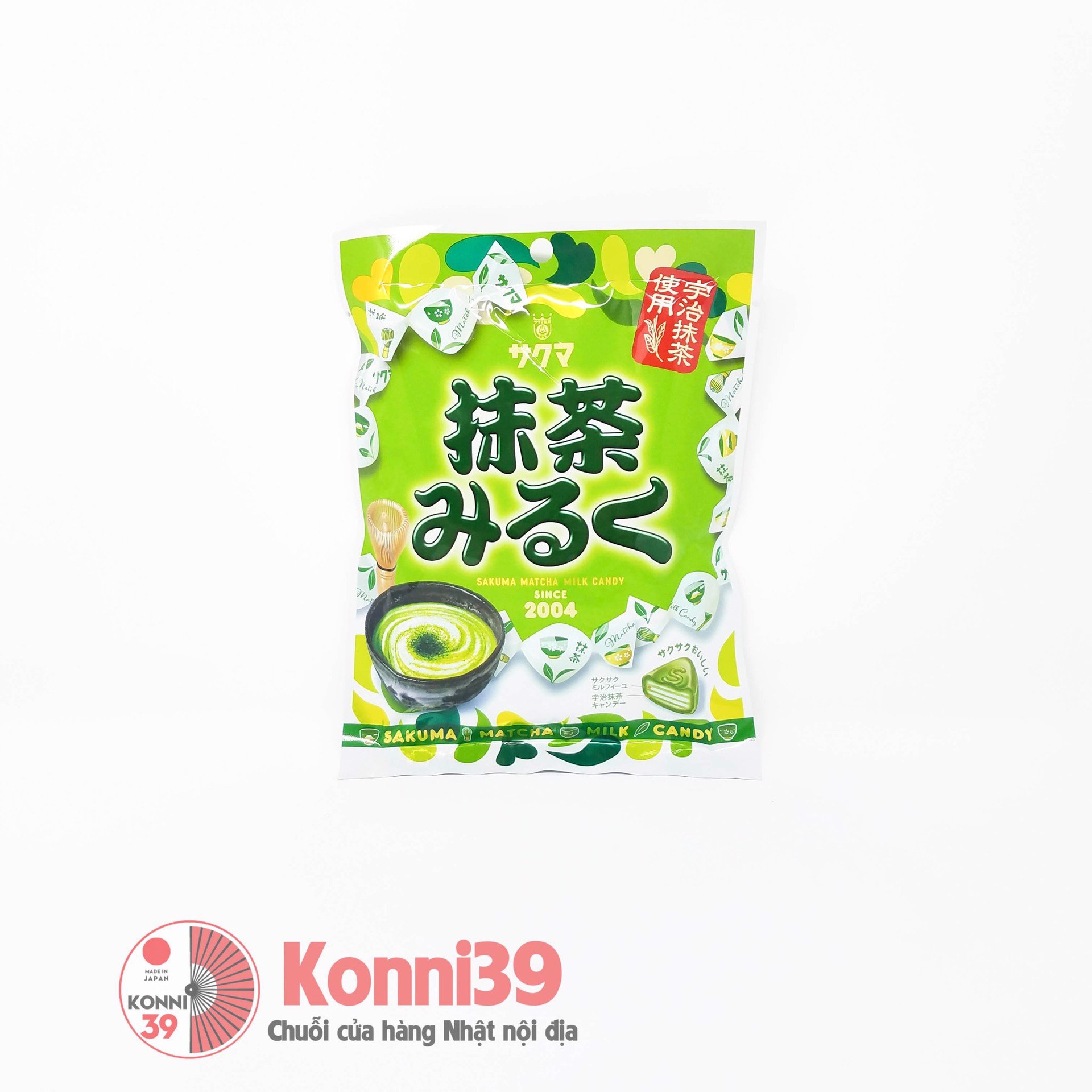 Kẹo Sakuma trà xanh 65g